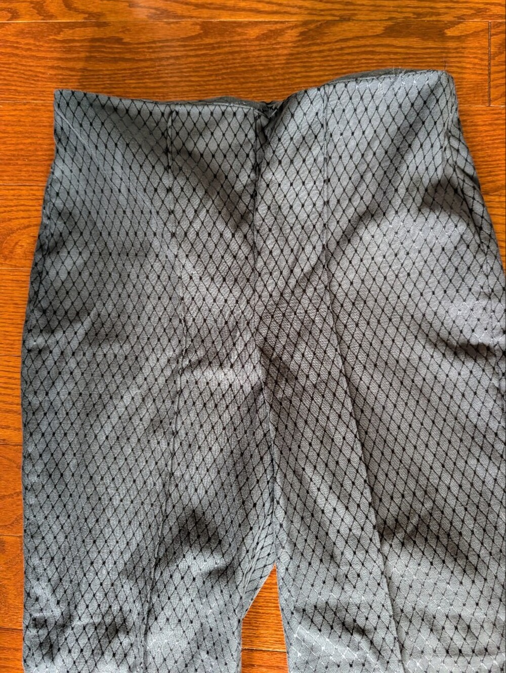 Frank Lyman Diamond-Pattern Pants - Picture 2 of 4